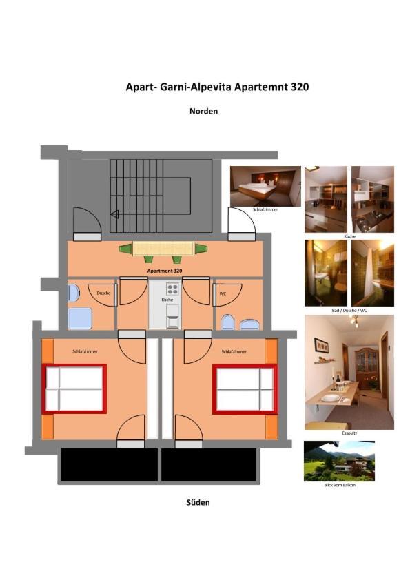 Apart-garni Alpevita Affittacamere 3*